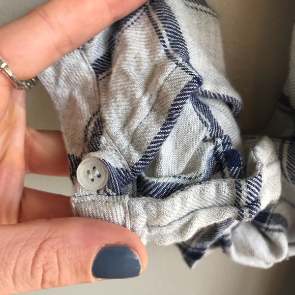 Cloth & Stone plaid buttondown - Picture 4 of 6